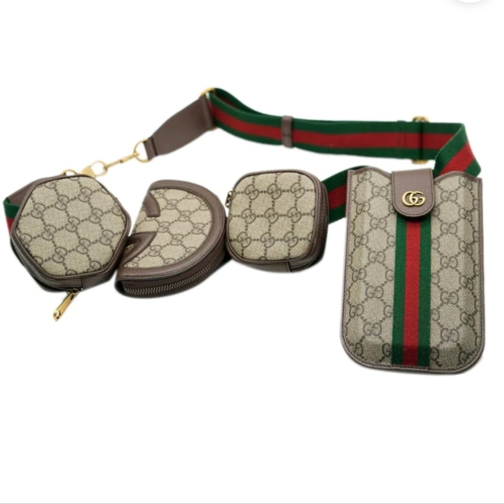 Gucci GG Supreme Ophidia Utility Belt Mini Bags